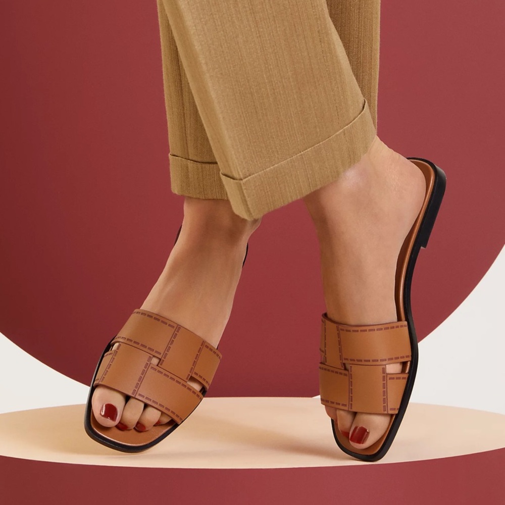 NWB Hermes Idioma Sandal sz36.5 - Picture 2 of 5
